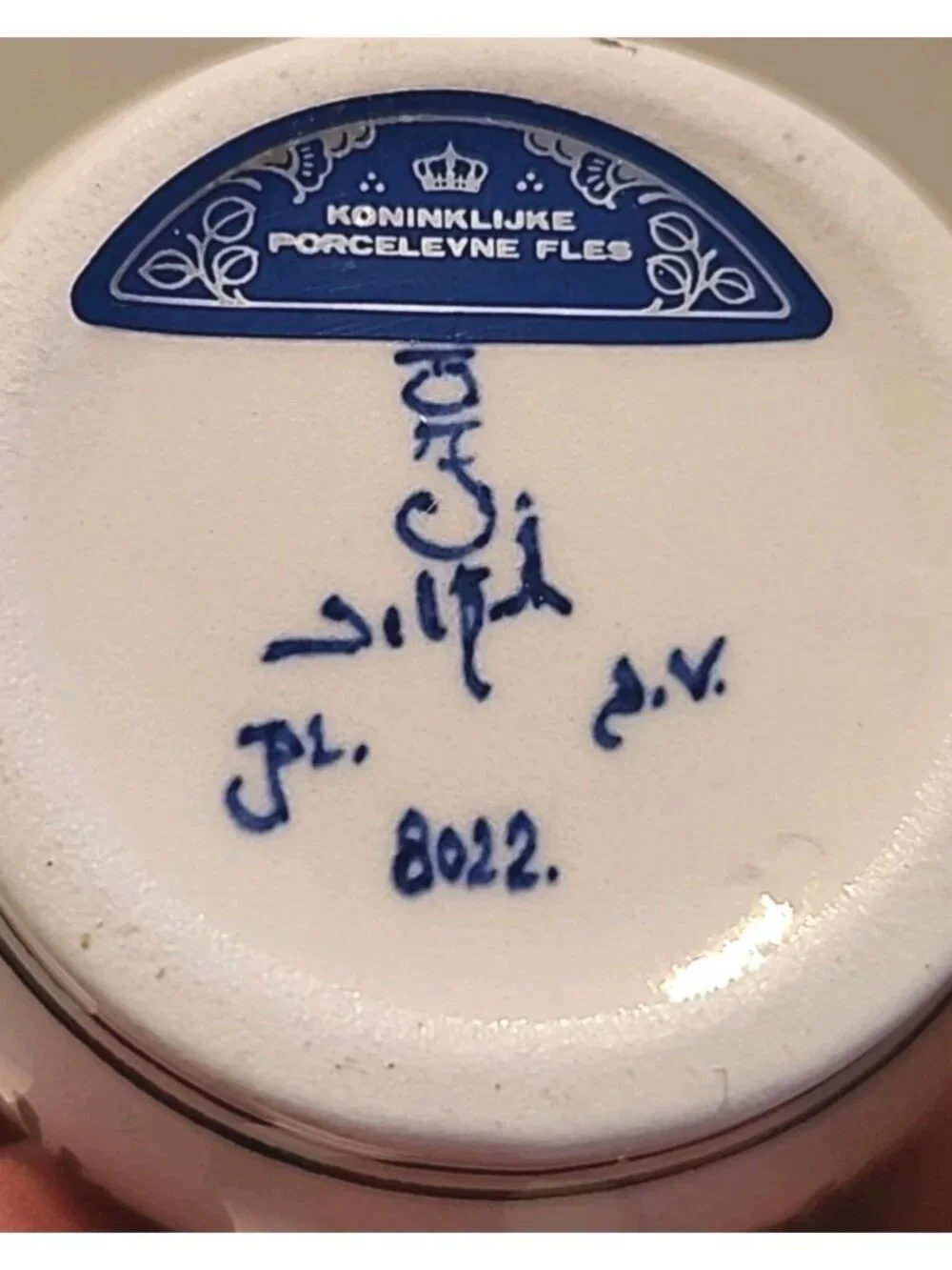 Royal Delft De Koninklijke Porceleyne Fles Vintage Petit Vase Signed Netherlands